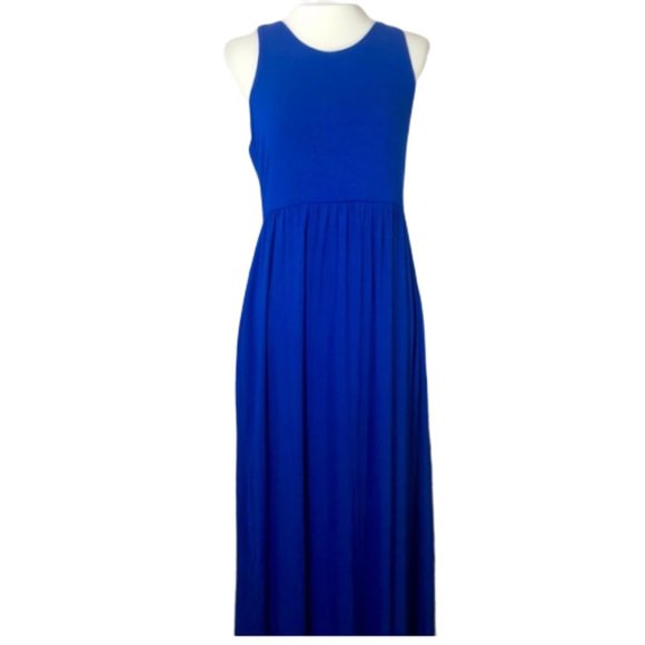 Bellamie Dresses & Skirts - Bellamie Cobalt Maxi Dress Size small side pockets